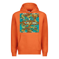 Carrot western aztec leopard glitter seamless pattern Premium Hoodie - FaDigitalArtStudio