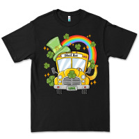 Black st. patrick's day school bus Premium Tee - MaliasSmallBusiness