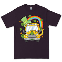 Plum st. patrick's day school bus Premium Tee - MaliasSmallBusiness