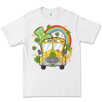 White st. patrick's day school bus Premium Tee - MaliasSmallBusiness