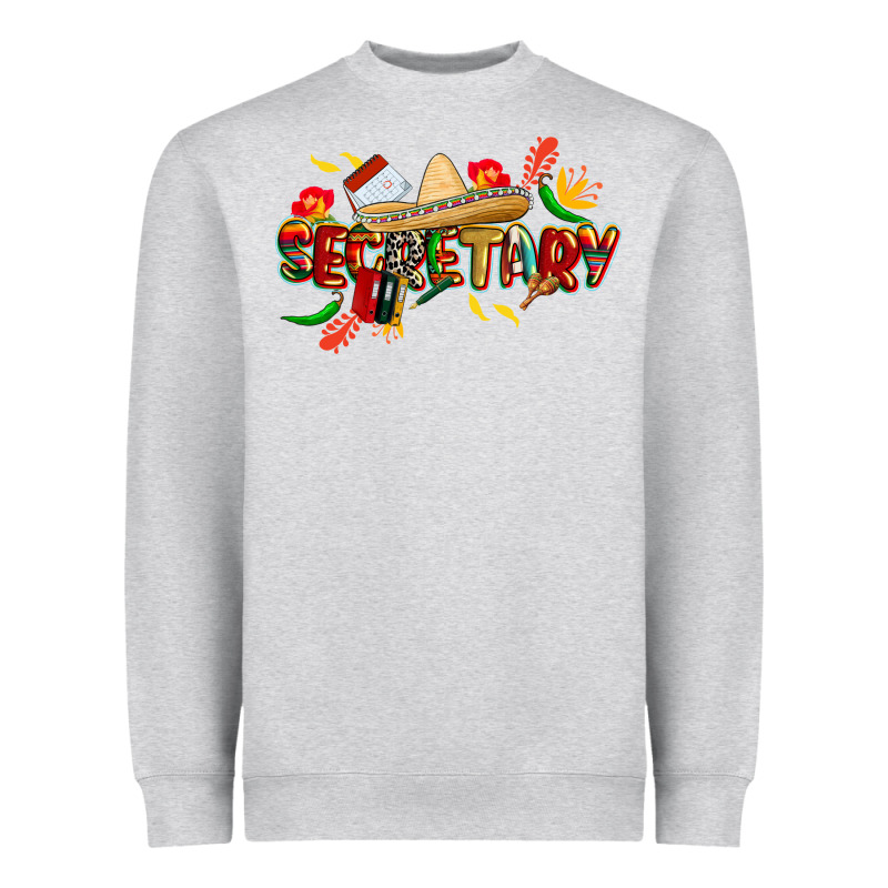 Cinco De Mayo Secretary Heavyweight Sweatshirt by CowGirlArtShop | Teevron