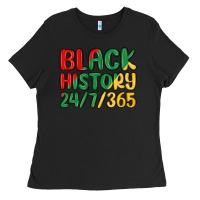 Black black history Ladies Tee - MaliasSmallBusiness