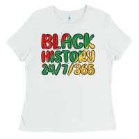 White black history Ladies Tee - MaliasSmallBusiness