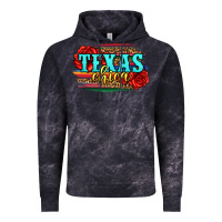 Cloud Black Texas Chica with roses Vintage Hoodie - Jasminsmagicworld