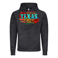 Vintage Black Texas Chica with roses Vintage Hoodie - Jasminsmagicworld