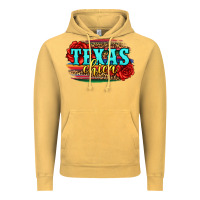 Vintage Mustard Texas Chica with roses Vintage Hoodie - Jasminsmagicworld