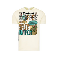 Vintage Arctic i pretend coffee helps but i'm still a bitch Vintage Tee - BarkalooDesign