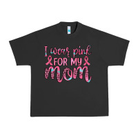Pigment Black i wear pink for my mom Urban Heavy Tee - JahusDesignShop