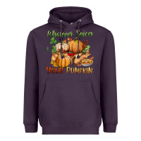Plum whatever spices your pumpkin Heavyweight Hoodie - BundleAndBundleShop
