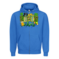 True Royal St. Patrick's Lucky vibes Zipper Hoodie - OliviaCreatesArt