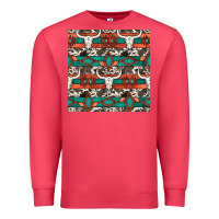 Cardinal native american aztec seamless pattern 3 Premium Sweatshirt - BundleAndBundleShop