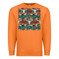 Carrot native american aztec seamless pattern 3 Premium Sweatshirt - BundleAndBundleShop