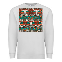 Dove Grey native american aztec seamless pattern 3 Premium Sweatshirt - BundleAndBundleShop