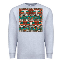Heather Grey native american aztec seamless pattern 3 Premium Sweatshirt - BundleAndBundleShop
