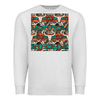 Oatmeal Heather native american aztec seamless pattern 3 Premium Sweatshirt - BundleAndBundleShop