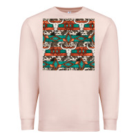 Pale Pink native american aztec seamless pattern 3 Premium Sweatshirt - BundleAndBundleShop
