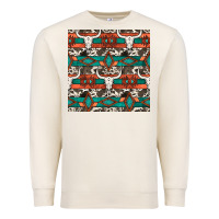 Sandshell native american aztec seamless pattern 3 Premium Sweatshirt - BundleAndBundleShop
