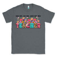 Charcoal Heather teach them love them watch them grow teacher Classic Tee - Artiststas