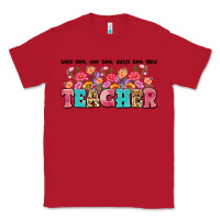 Red teach them love them watch them grow teacher Classic Tee - Artiststas