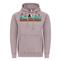 Vintage Zinc french bulldogs Vintage Hoodie - Jasminsmagicworld