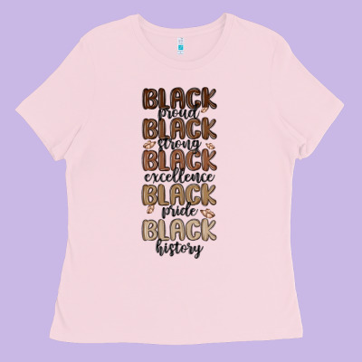 Black History Melanin Malia Ladies Tee Designed By Maliassmallbusiness