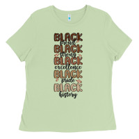 Matcha black history melanin malia Ladies Tee - MaliasSmallBusiness
