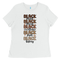 White black history melanin malia Ladies Tee - MaliasSmallBusiness