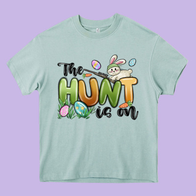 The Hunt Is On Heavy Core Tee Designed By Maliassmallbusiness