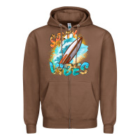 Chestnut Salty vibes Zipper Hoodie - FaDigitalArtStudio