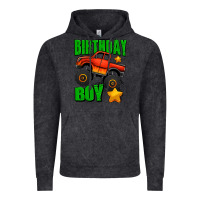 Birthday Boy Monster Truck Vintage Hoodie | Teevron