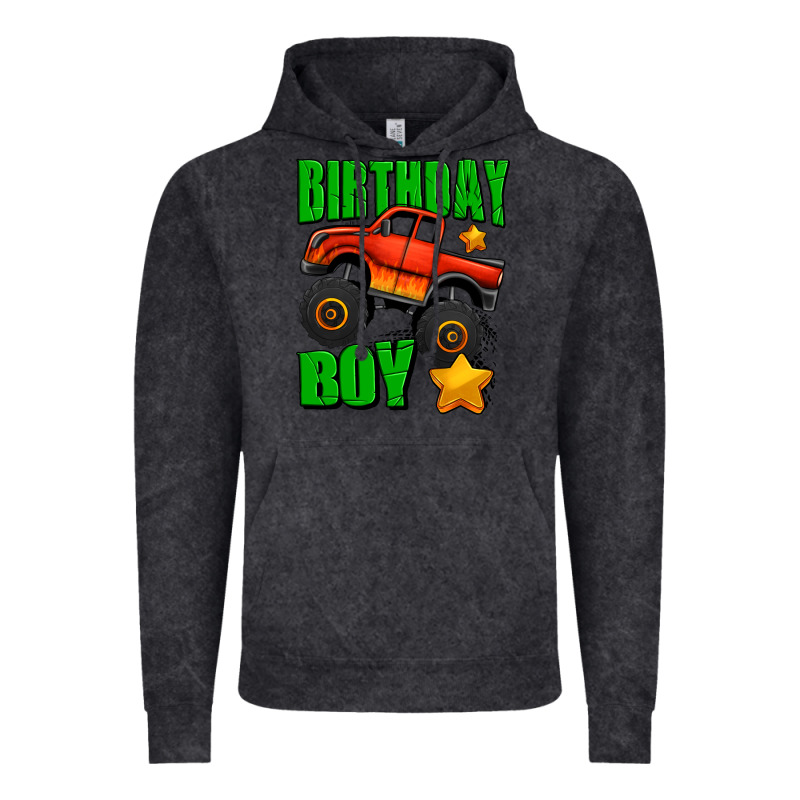 Birthday Boy Monster Truck Vintage Hoodie by Jasminsmagicworld | Teevron