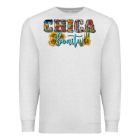 Oatmeal Heather chica bonita Premium Sweatshirt - BundleAndBundleShop