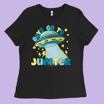 Boys Go To Jupiter Ladies Tee Designed By Maliassmallbusiness