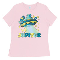 Bubblegum Pink boys go to jupiter Ladies Tee - MaliasSmallBusiness