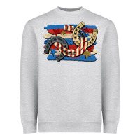 4th Of July Horseshoe Heavyweight Sweatshirt | Teevron