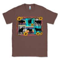 Chestnut cow sunflower leopard Classic Tee - Artiststas