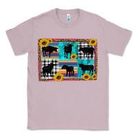 Lilac cow sunflower leopard Classic Tee - Artiststas
