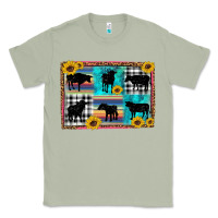Matcha cow sunflower leopard Classic Tee - Artiststas