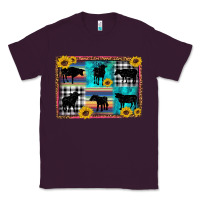 Plum cow sunflower leopard Classic Tee - Artiststas