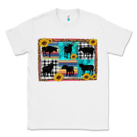 White cow sunflower leopard Classic Tee - Artiststas