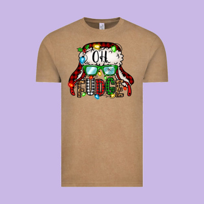 Oh Fudge Christmas Story Vintage Tee Designed By Jasminsmagicworld