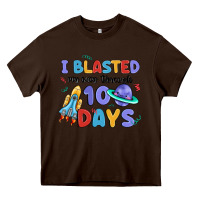 I Blasted My Way Through 100 Days Heavy Core Tee | Teevron