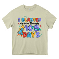 Mossy i blasted my way through 100 days Heavy Core Tee - MaliasSmallBusiness