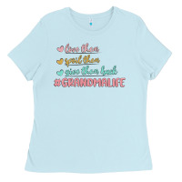 Baby Blue grandma life Ladies Tee - MaliasSmallBusiness
