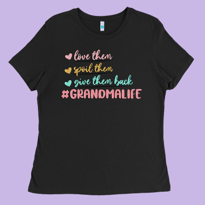 Grandma Life Ladies Tee Designed By Maliassmallbusiness