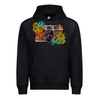 Black oh snap Urban Hoodie - RacoonDesign