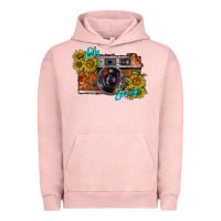 Pigment Salmon oh snap Urban Hoodie - RacoonDesign