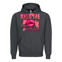Smoke Kiss me i'm so confused Valentine's Day Zipper Hoodie - FaDigitalArtStudio
