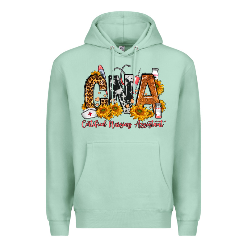 Cna Certified Nursing Assistant Premium Hoodie by FaDigitalArtStudio | Teevron