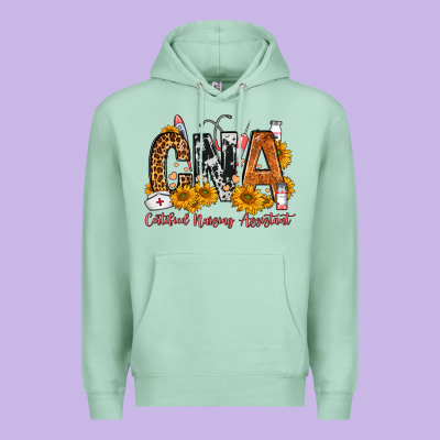 Cna Certified Nursing Assistant Premium Hoodie Designed By Fadigitalartstudio